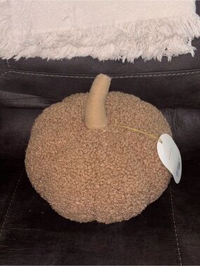 Target Brown Textured Pumpkin Holiday Pillow